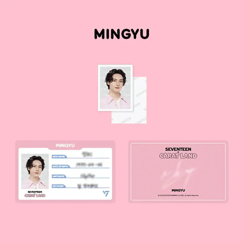 SEVENTEEN - 2023 CARAT LAND - ID Card Holder Set - SEVENTEEN - Card Holder - Harumio SEVENTEEN - 2023 CARAT LAND - ID Card Holder Set - SEVENTEEN - Card Holder - Harumio