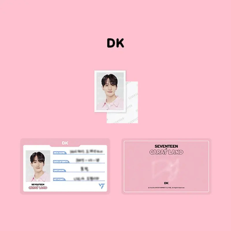 SEVENTEEN - 2023 CARAT LAND - ID Card Holder Set - SEVENTEEN - Card Holder - Harumio SEVENTEEN - 2023 CARAT LAND - ID Card Holder Set - SEVENTEEN - Card Holder - Harumio