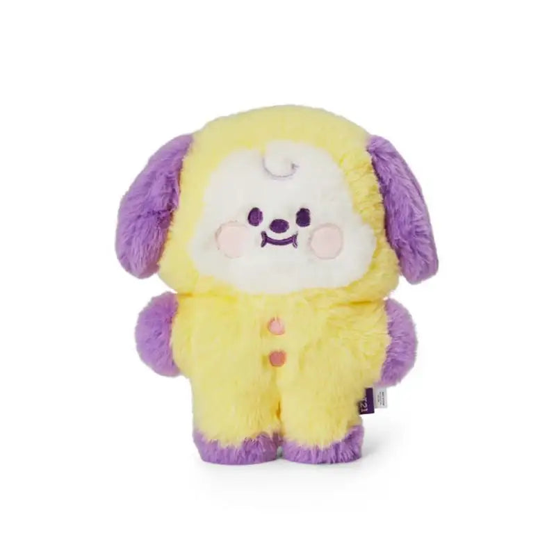 BT21 - Baby Flat Fur Standing Doll - Purple heart Edition - BT21 - Doll - Harumio BT21 - Baby Flat Fur Standing Doll - Purple heart Edition - BT21 - Doll - Harumio