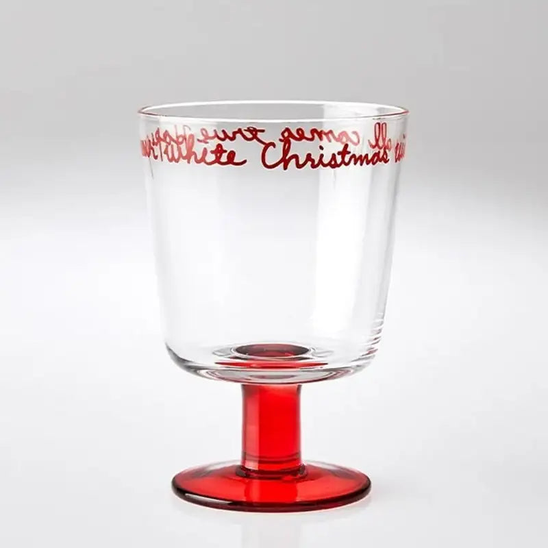 Korean Winter Story - Goblet Glass - Modern House - Goblet Glass - Harumio Korean Winter Story - Goblet Glass - Modern House - Goblet Glass - Harumio