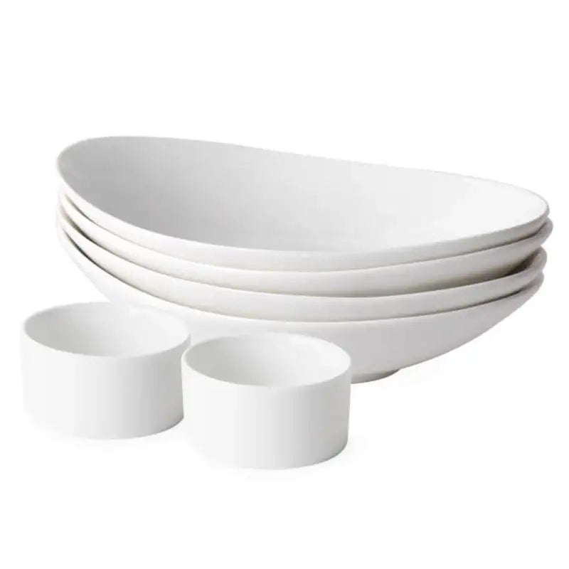 Korean Oval Bowls 4P & Mini Bowls 2P Set - Modern House - Kitchenware - Harumio