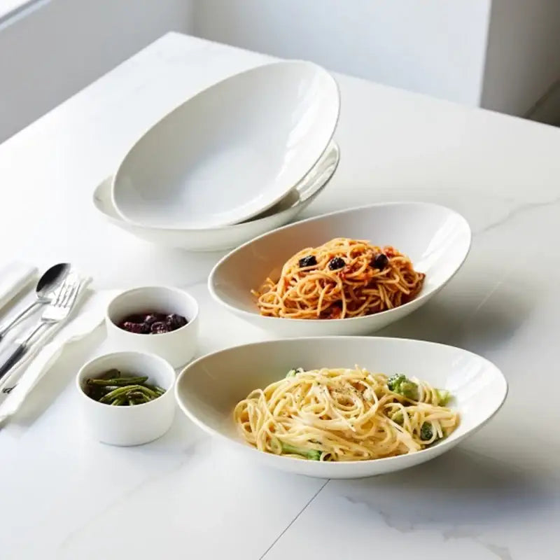 Korean Oval Bowls 4P & Mini Bowls 2P Set - Modern House - Kitchenware - Harumio