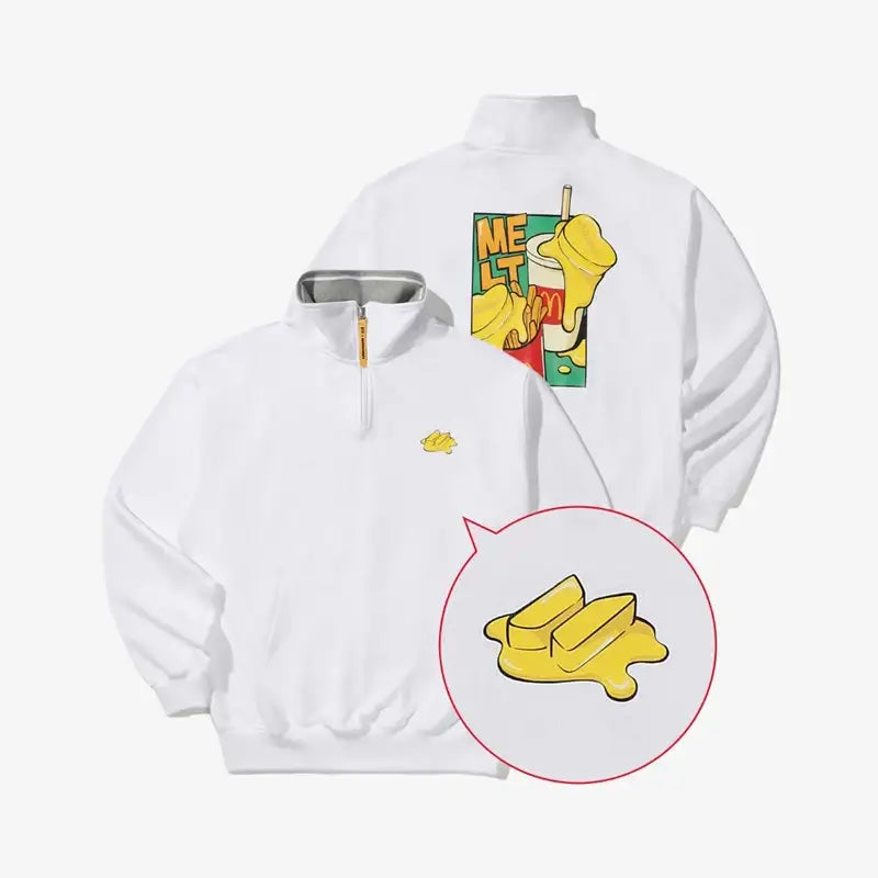 BTS×McD MELTING ZIP SWEAT スウェット　Mサイズ BTS×McD MELTING ZIP SWEAT スウェットMサイズ