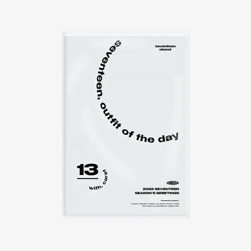 Seventeen - 2022 Season's Greetings & Wall Calendar - SEVENTEEN - Home & Living - Harumio