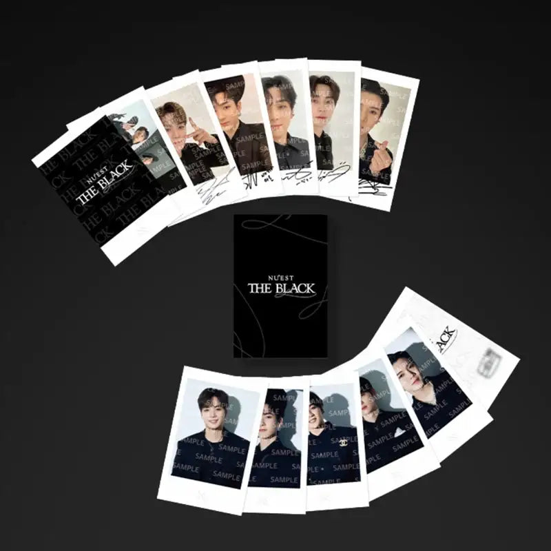 NU'EST - THE BLACK - Polaroid Card Set - NU'EST - Accessories - Harumio NU'EST - THE BLACK - Polaroid Card Set - NU'EST - Accessories - Harumio