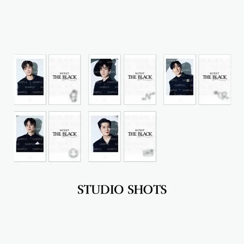 NU'EST - THE BLACK - Polaroid Card Set - NU'EST - Accessories - Harumio NU'EST - THE BLACK - Polaroid Card Set - NU'EST - Accessories - Harumio