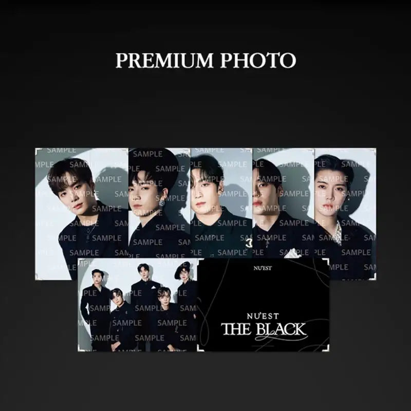 NU'EST - THE BLACK - Premium Photo - NU'EST - Accessories - Harumio NU'EST - THE BLACK - Premium Photo - NU'EST - Accessories - Harumio