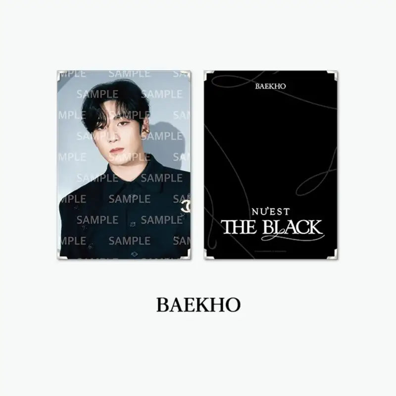 NU'EST - THE BLACK - Premium Photo - NU'EST - Accessories - Harumio NU'EST - THE BLACK - Premium Photo - NU'EST - Accessories - Harumio