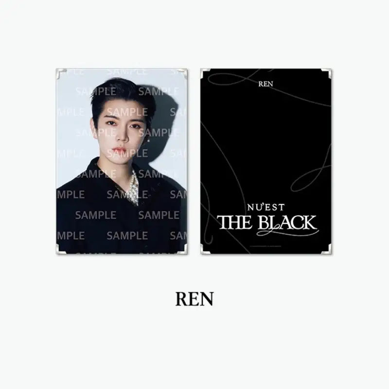 NU'EST - THE BLACK - Premium Photo - NU'EST - Accessories - Harumio NU'EST - THE BLACK - Premium Photo - NU'EST - Accessories - Harumio