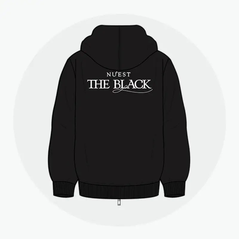 NU'EST - THE BLACK - Zip Up Hoodie - NU'EST - Accessories - Harumio NU'EST - THE BLACK - Zip Up Hoodie - NU'EST - Accessories - Harumio