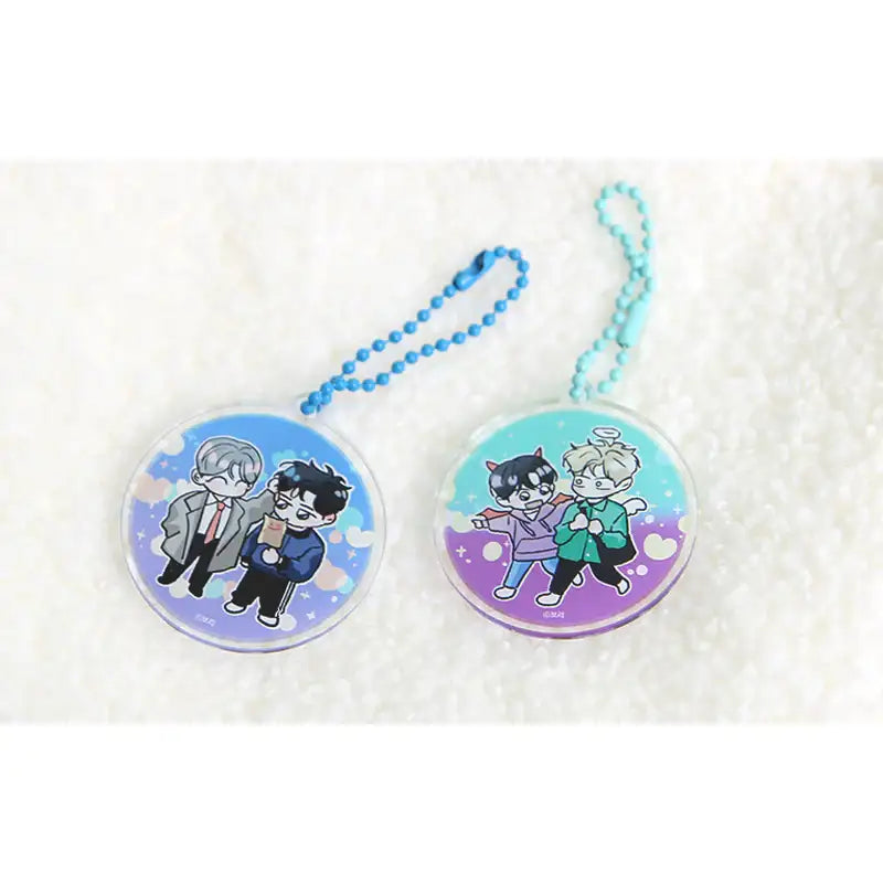 New Year's Eve Passion - Acrylic Keyring - Webtoon Shop - Keyrings - Harumio
