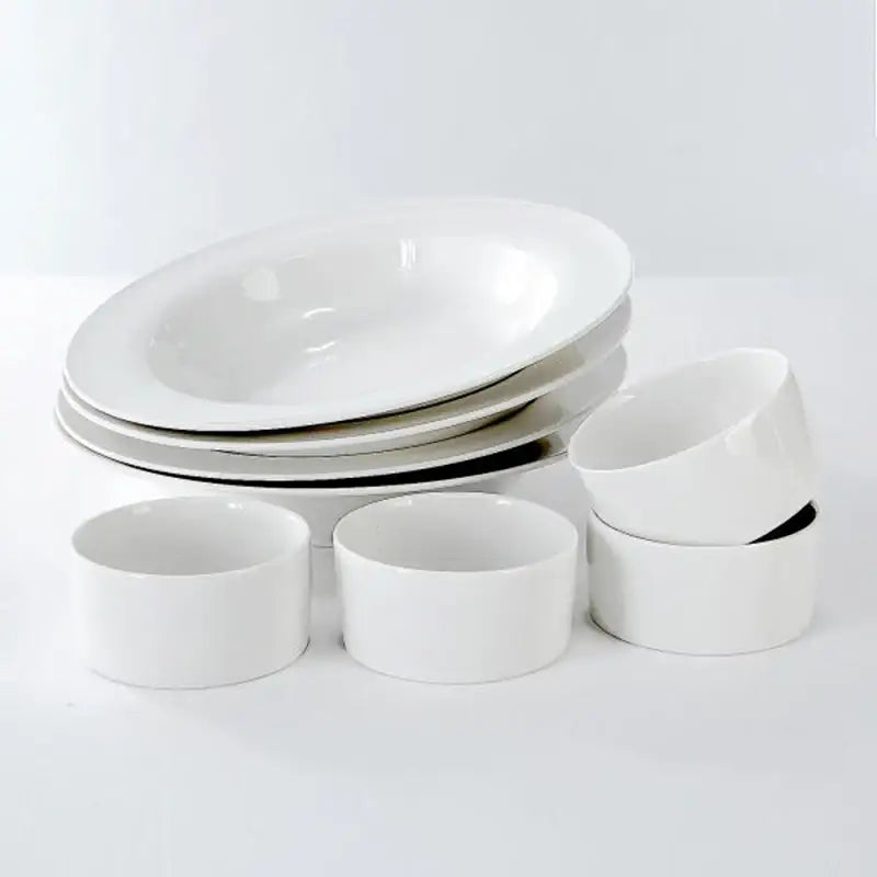 Korean Pasta Bowl & Ramekin Set - Modern House - Kitchenware - Harumio