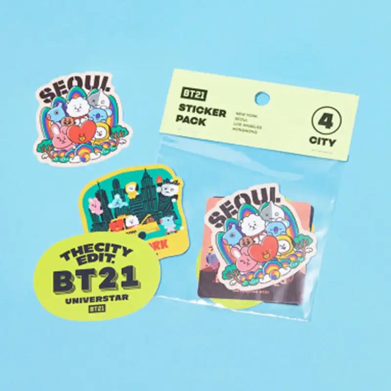 BT21 - City Edition Seoul - Sticker Pack - BT21 - Sticker - Harumio