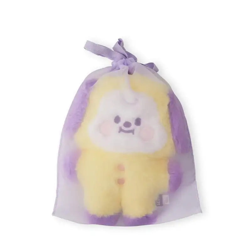 BT21 - Baby Flat Fur Standing Doll - Purple heart Edition - BT21 - Doll - Harumio BT21 - Baby Flat Fur Standing Doll - Purple heart Edition - BT21 - Doll - Harumio