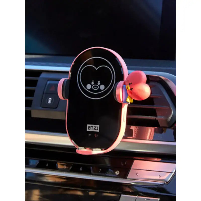 LINE FRIENDS x BT21 - Car High-speed Wireless Charging Cradle - LINE FRIENDS - Car wireless charger - Harumio LINE FRIENDS x BT21 - Car High-speed Wireless Charging Cradle - LINE FRIENDS - Car wireless charger - Harumio