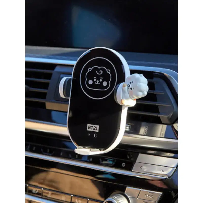LINE FRIENDS x BT21 - Car High-speed Wireless Charging Cradle - LINE FRIENDS - Car wireless charger - Harumio LINE FRIENDS x BT21 - Car High-speed Wireless Charging Cradle - LINE FRIENDS - Car wireless charger - Harumio