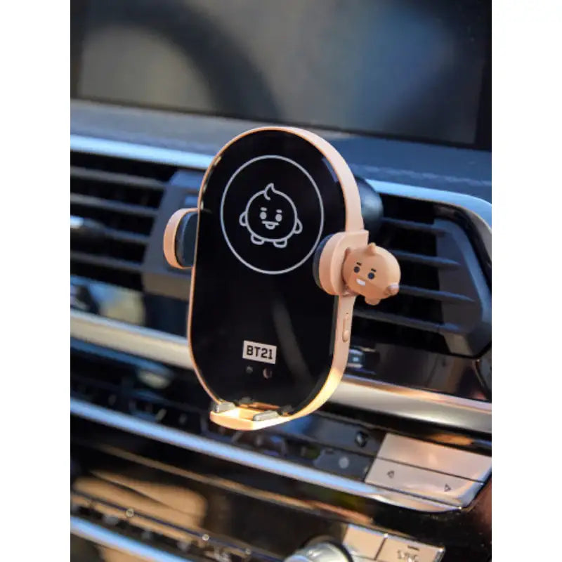 LINE FRIENDS x BT21 - Car High-speed Wireless Charging Cradle - LINE FRIENDS - Car wireless charger - Harumio LINE FRIENDS x BT21 - Car High-speed Wireless Charging Cradle - LINE FRIENDS - Car wireless charger - Harumio