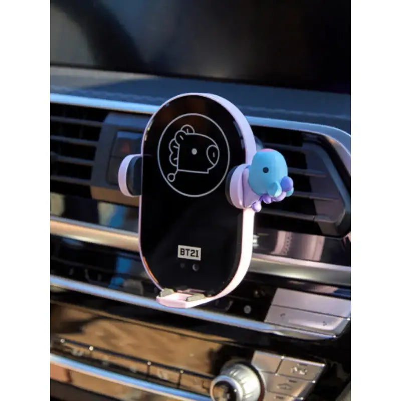 LINE FRIENDS x BT21 - Car High-speed Wireless Charging Cradle - LINE FRIENDS - Car wireless charger - Harumio LINE FRIENDS x BT21 - Car High-speed Wireless Charging Cradle - LINE FRIENDS - Car wireless charger - Harumio