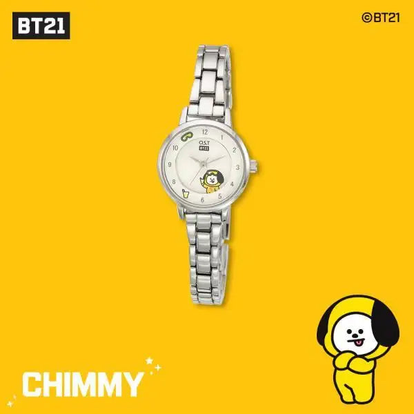 BT21 x OST - Silver Metal Watch - Chimmy - BT21 - Watches - Harumio