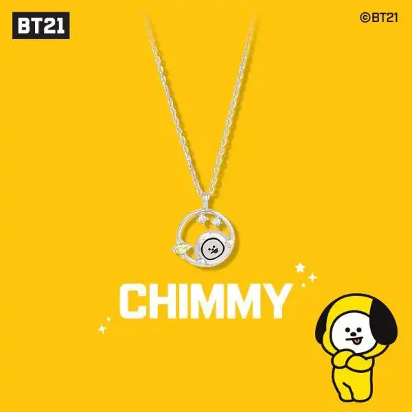 BT21 x OST - Silver Necklace Ver. 2 - Chimmy - BT21 - Necklace - Harumio