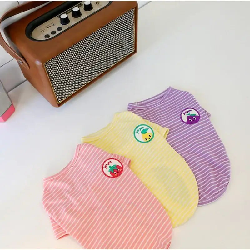 ITSDOG - Pet Jam Jam Striped Shirt - ITSDOG - Pet Clothes - Harumio