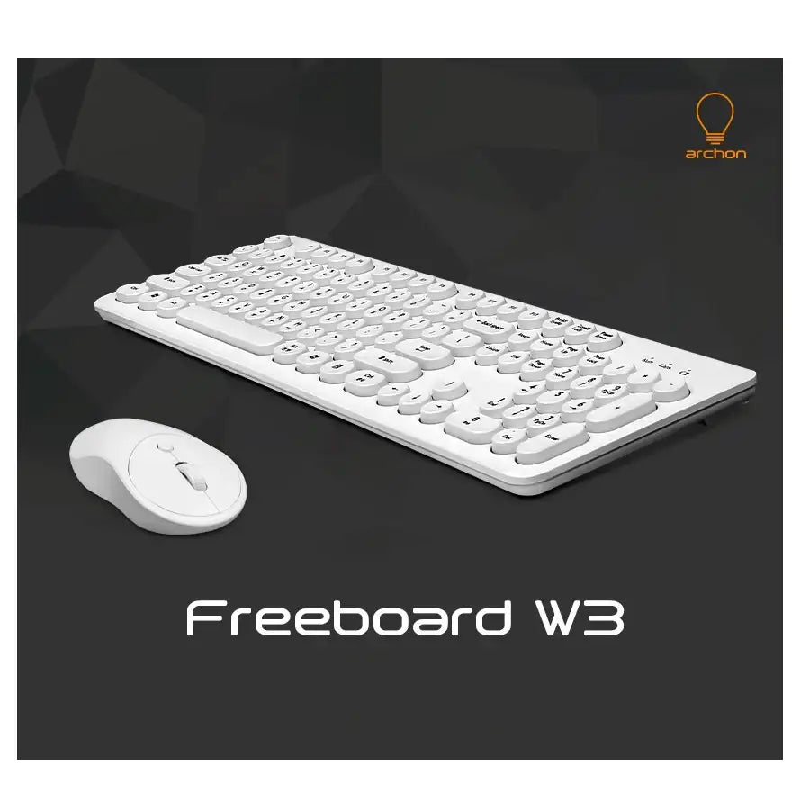 Archon - Freeboard W3 Wireless Keyboard and Mouse Set - Archon - Keyboard Set - Harumio