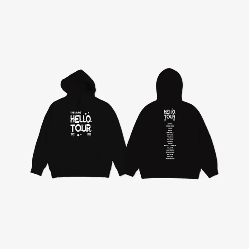 TREASURE - HELLO Tour - Hoodie - TREASURE - Hoodies - Harumio
