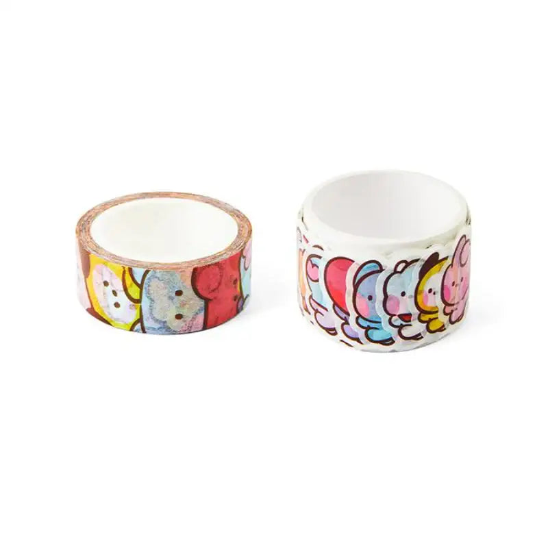 BT21 - Minini Masking Tape Set - LINE FRIENDS - Accessories, Stationery - Harumio