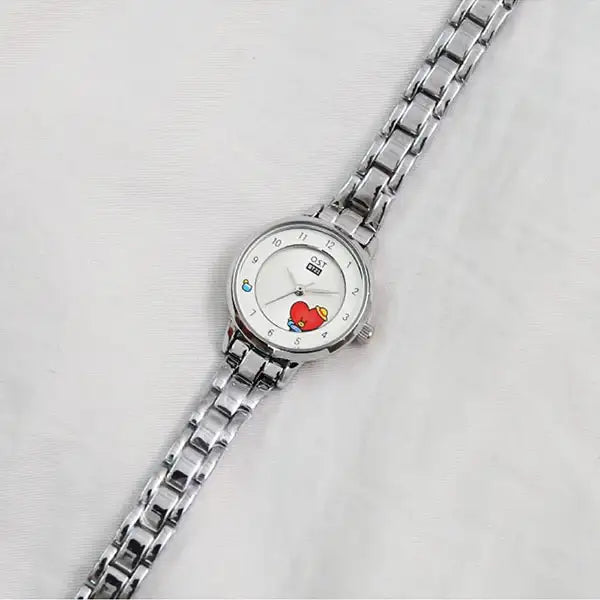 BT21 x OST - Silver Metal Watch - Tata - BT21 - Watches - Harumio