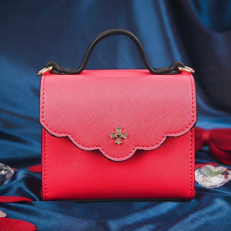 Saint Tail x Clue - Red Mini Bag + AirPods Case Set - CLUE - Bag - Harumio