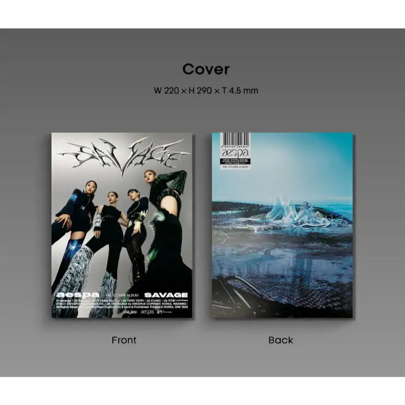 aespa - 1st Mini Album - Savage - SM Entertainment - Album - Harumio aespa - 1st Mini Album - Savage - SM Entertainment - Album - Harumio