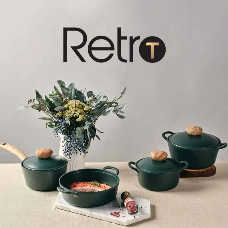 Neoflam - Retro T Pot Set Of 3 - Neoflam - Pot - Harumio