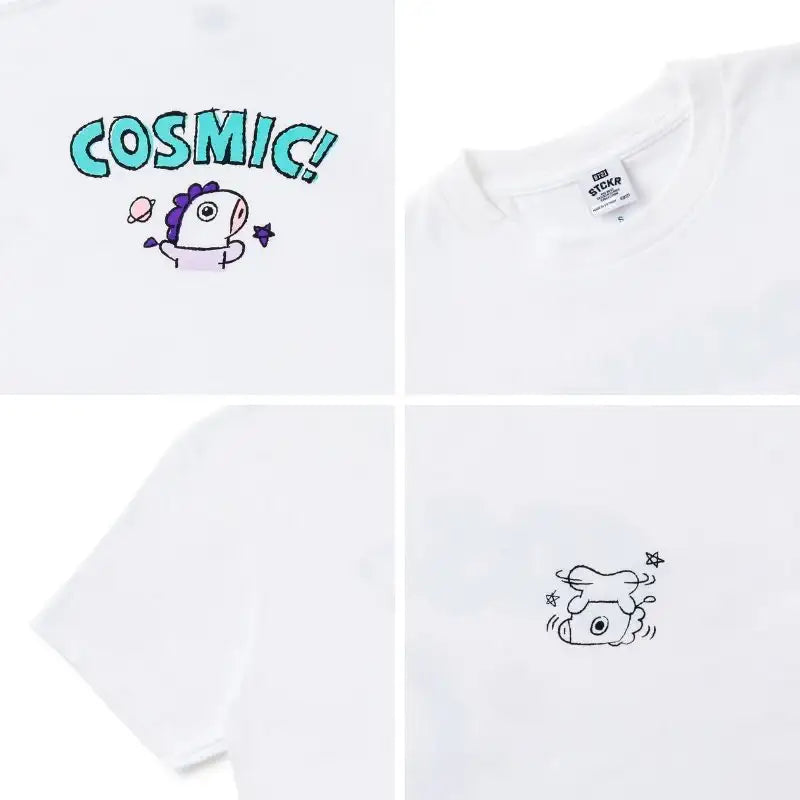 BT21 - Hipster Short Sleeve T-Shirt - BT21 - T-Shirt - Harumio BT21 - Hipster Short Sleeve T-Shirt - BT21 - T-Shirt - Harumio
