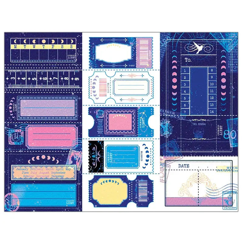 Libet - Moon Tearable Memo Notepad Set - Libet - Stationary - Harumio