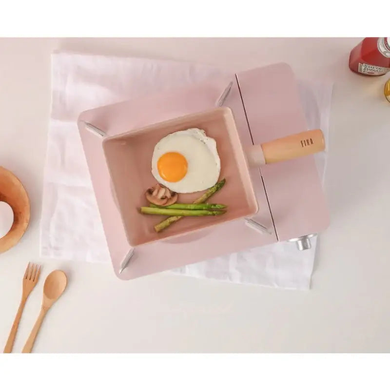 Neoflam - Mini Peach Wok and Rolled Egg Pan Set - Neoflam - Kitchenware - Harumio