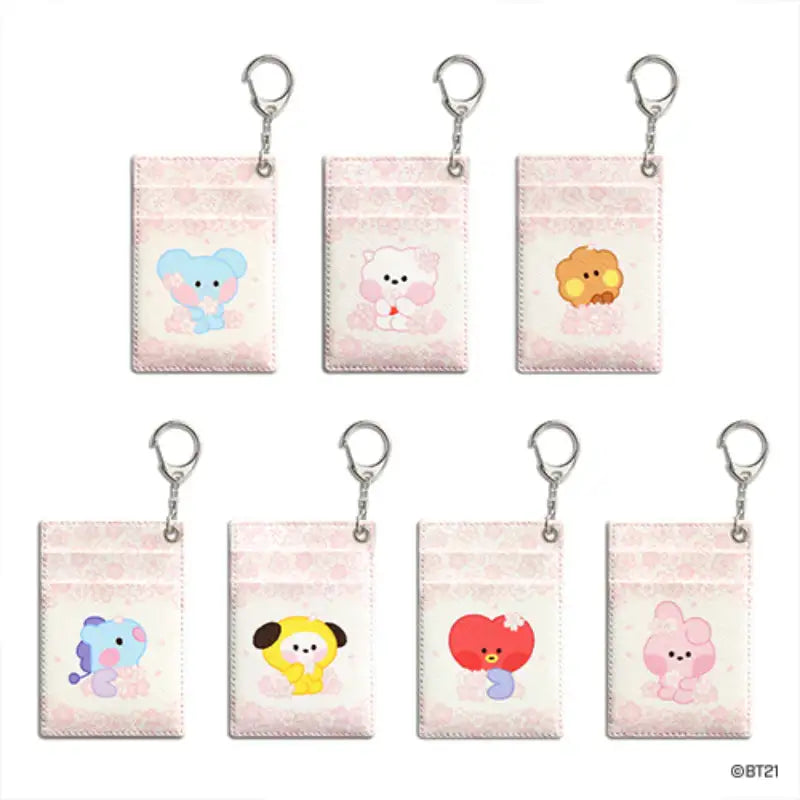 Monopoly x BT21 - Minini Card Holder - Cherry Blossom - Monopoly - Card Holder - Harumio