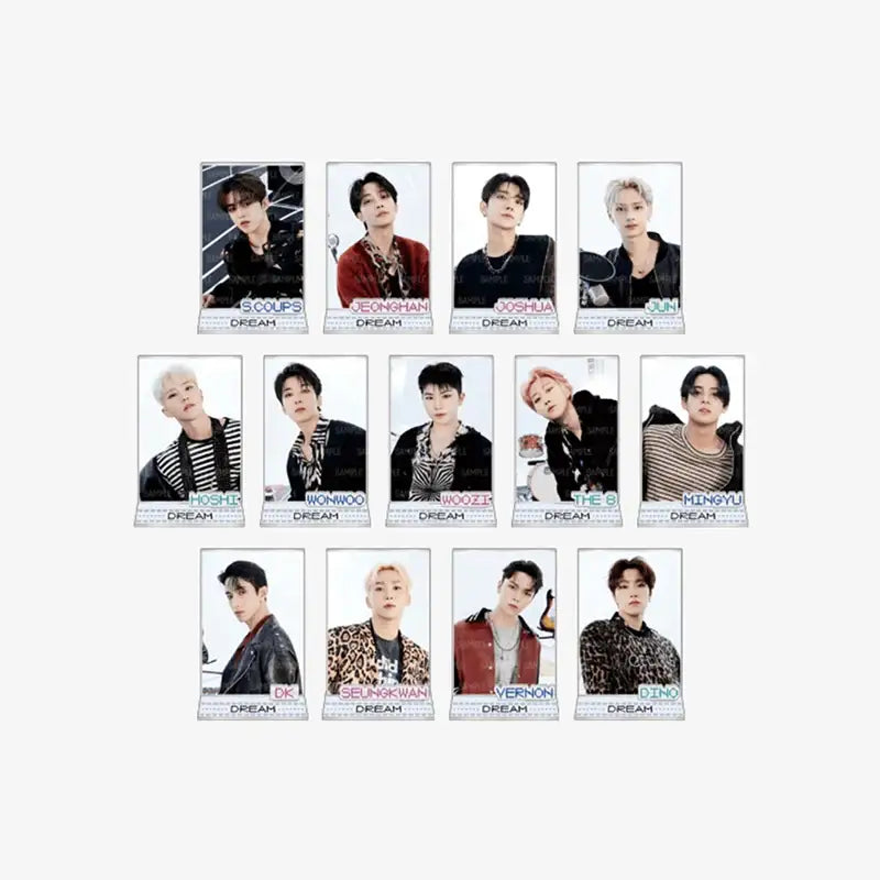 Seventeen - DREAM - Acrylic Photo Card Stand - SEVENTEEN - Acrylic Stand - Harumio