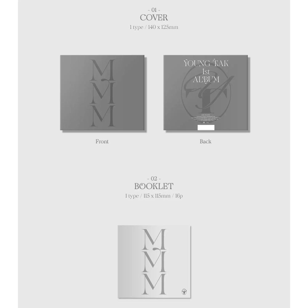 Young Tak - MMM : Album (DIGIPACK Version) - Young Tak - Album - Harumio