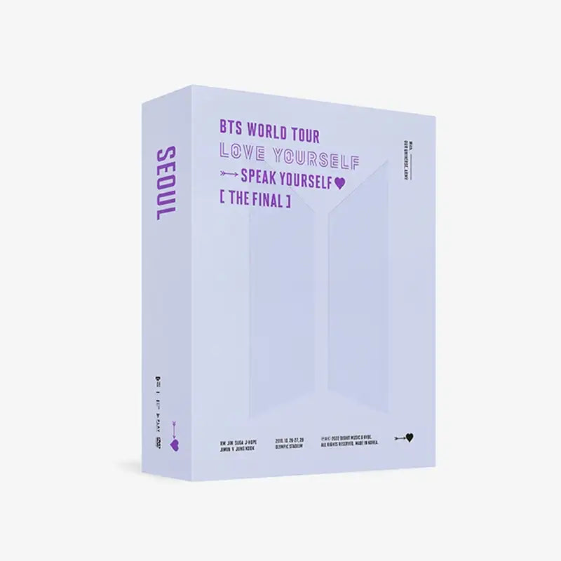 BTS WORLD TOUR LYS ソウル DVD BTS - World Tour 'Love Yourself: Speak Yourself' [The Final] DVD