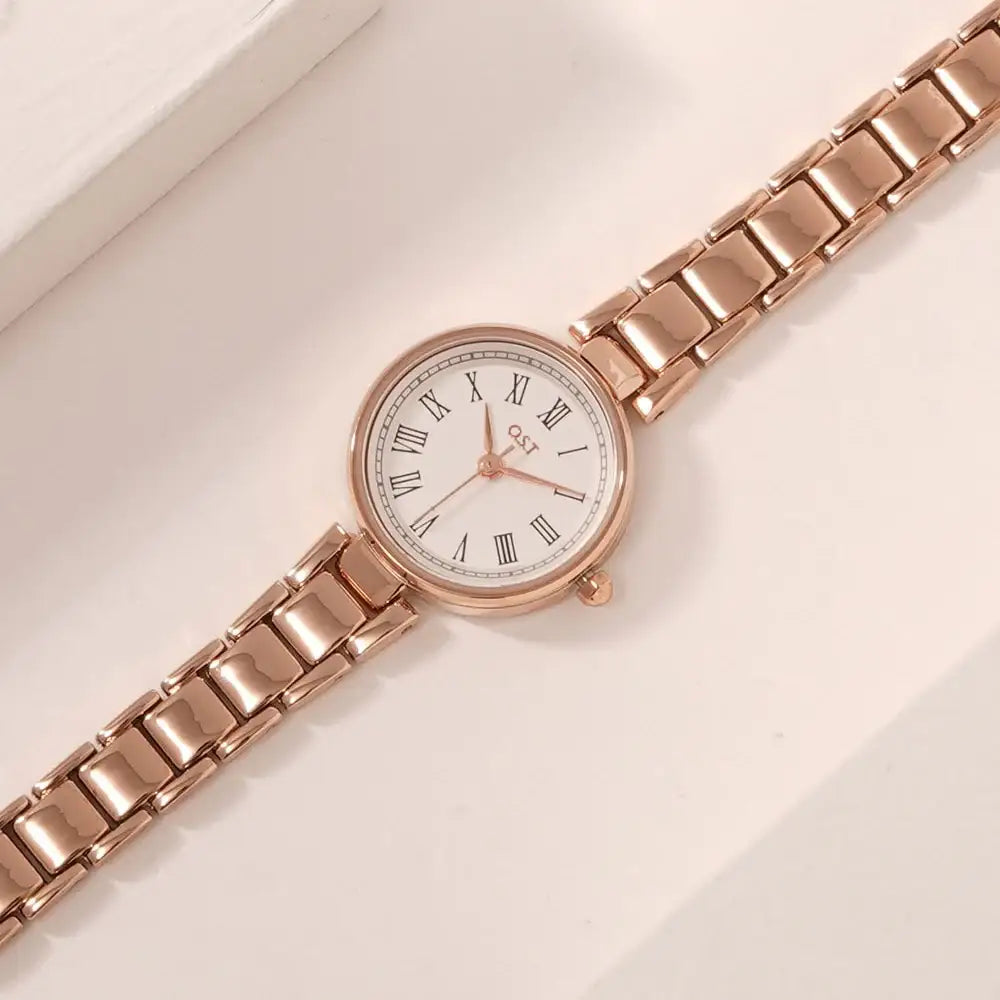 OST - Modern Roman Index Rose Gold Metal Watch - OST - Watch - Harumio