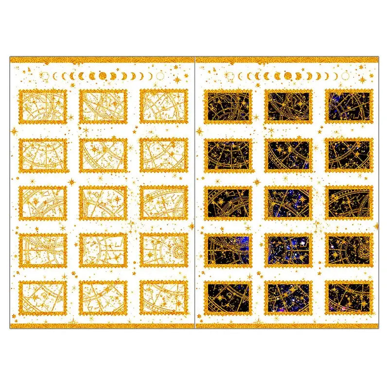 Libet - Star Gold Foil Stamp Sticker - Libet - Stationary - Harumio