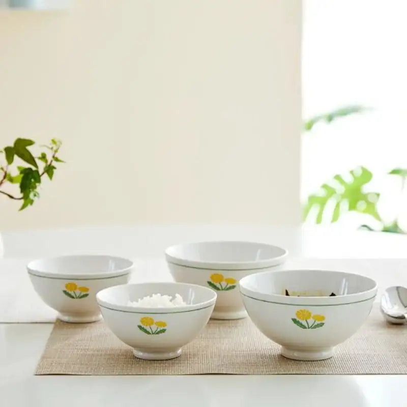 Korean L Dandelion - Rice + Soup Bowl Set - Modern House - Tableware - Harumio