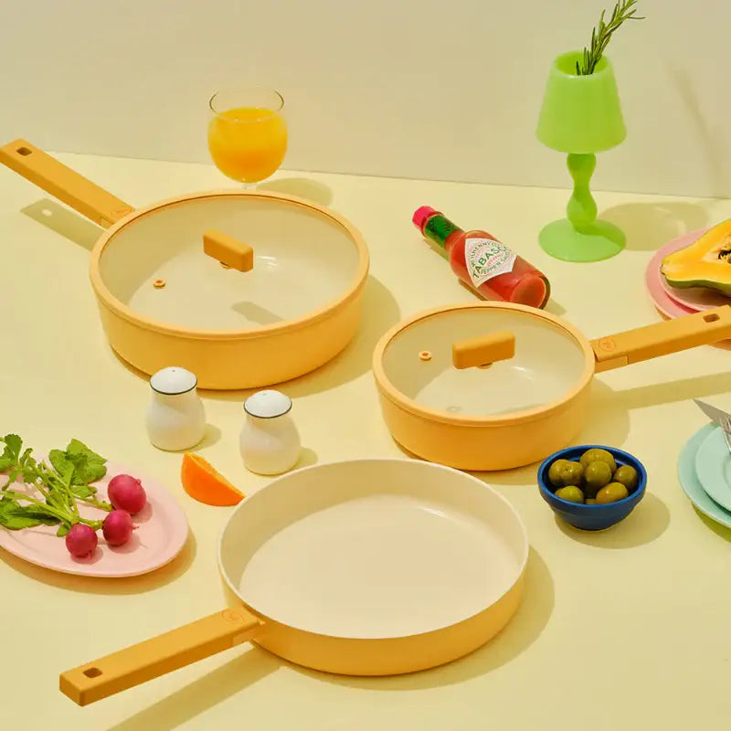 Neoflam - Hej Cookware Set Of 3 - Neoflam - Cookware Sets - Harumio