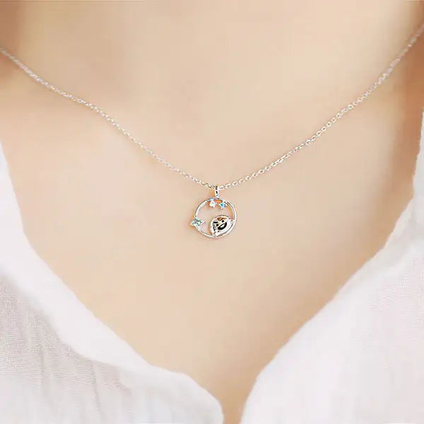 BT21 x OST - Silver Necklace Ver. 2 - Shooky - BT21 - Necklace - Harumio