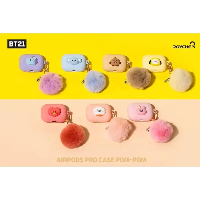 BT21 x Royche - Baby Airpods Pro Case Pom-Pom - BT21 - Accessories - Harumio
