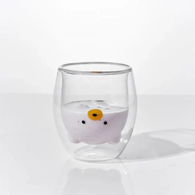 Korean Little Buddy - Double Glass Cup - Modern House - Tableware - Harumio
