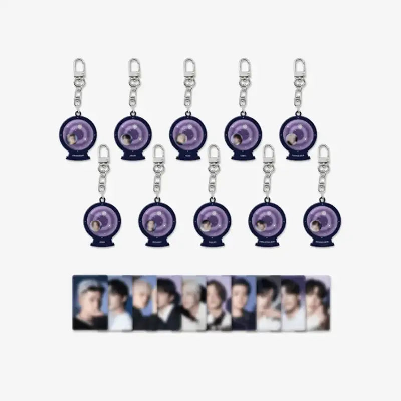 TREASURE - NIGHT GARDEN - Frame Photo Keyring - TREASURE - Keyrings - Harumio