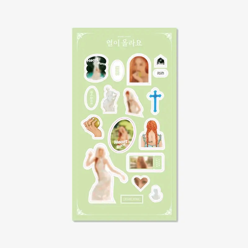 Sunmi - HEART BURN - Deco Sticker - Sunmi - Stickers - Harumio