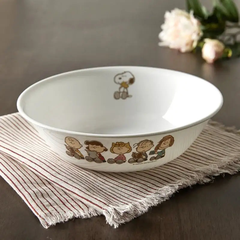 Corelle x Peanuts - Snoopy Friends - Noodle Bowl - Modern House - Tableware - Harumio