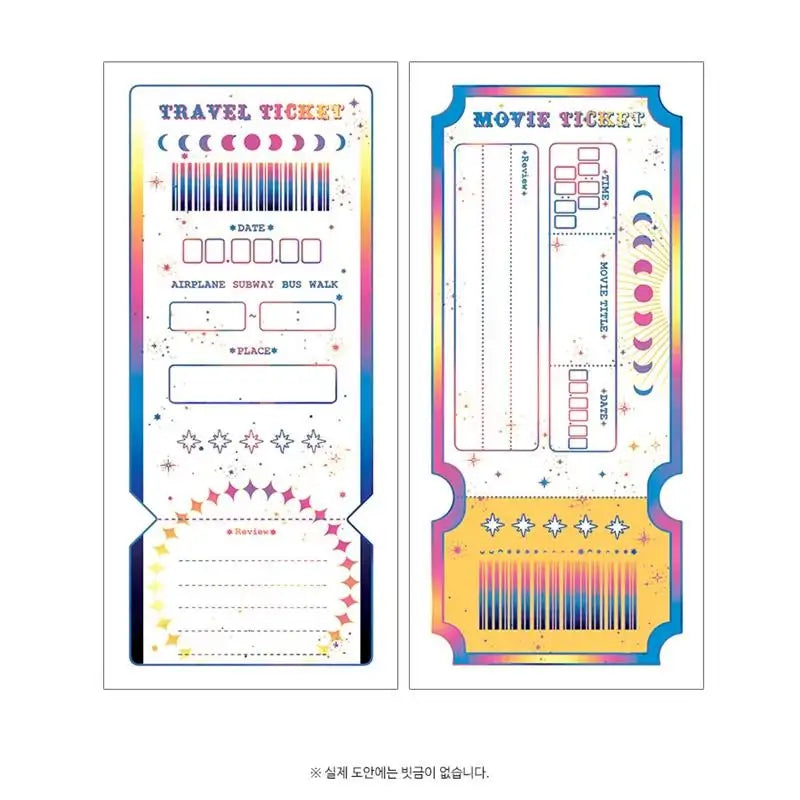 Libet - Movie and Travel Ticket Memo - Libet - Stationary - Harumio